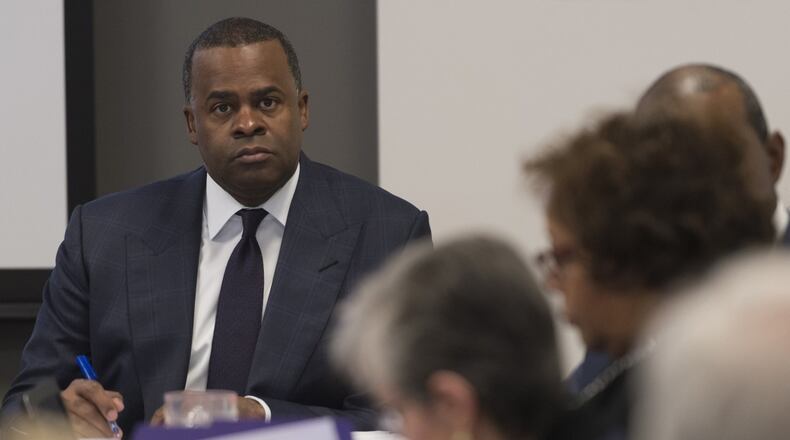 Mayor Kasim Reed signed legislation that will reduce the penalty for possessing an ounce or less of pot in the city. (DAVID BARNES / SPECIAL)