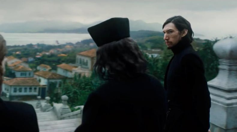 Ciaran Hinds, Andrew Garfield and Adam Driver star in “Silence.” (Cappa Defina Productions)