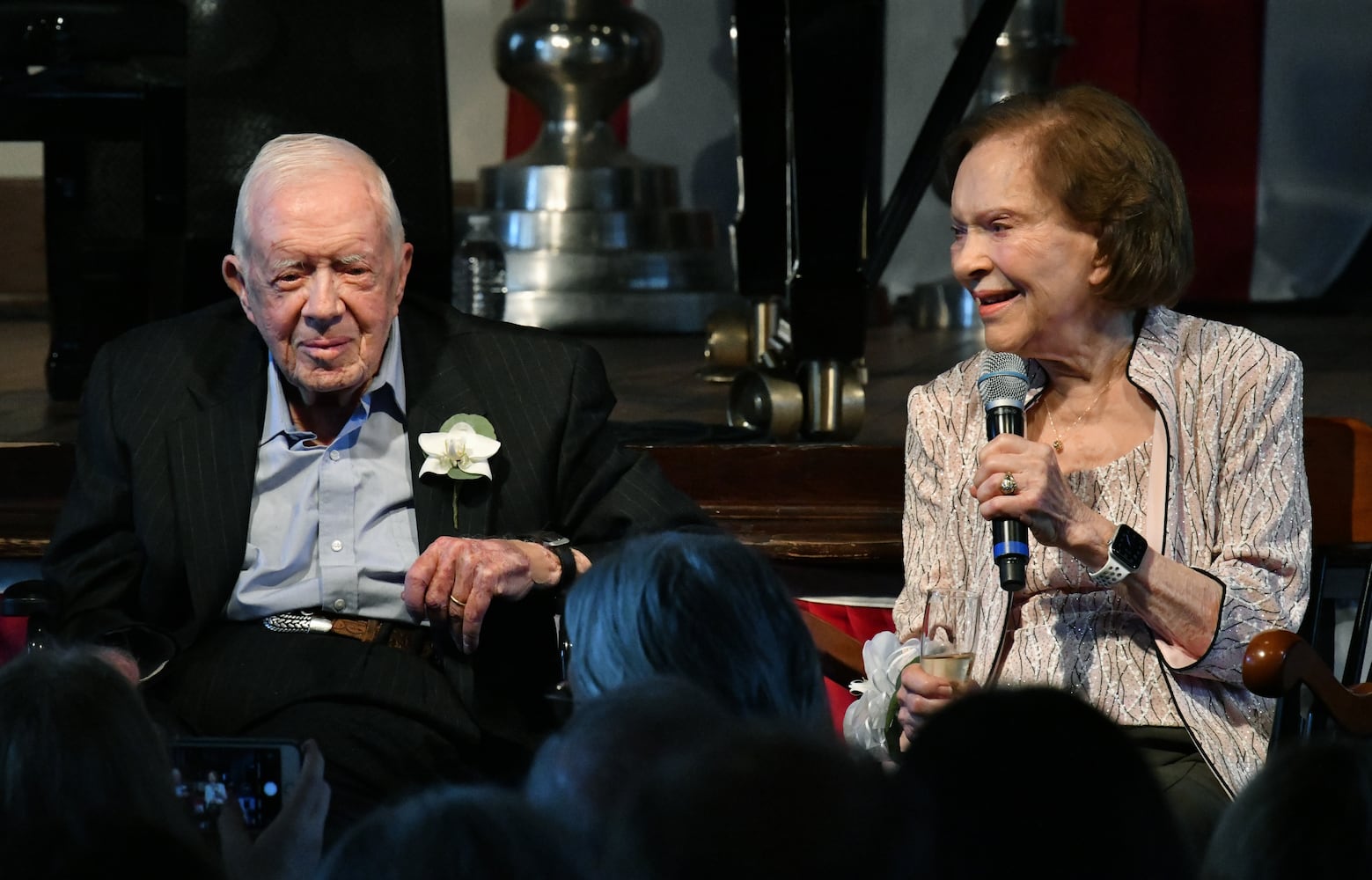 Carters celebrated in 75th anniversary anniversary bash