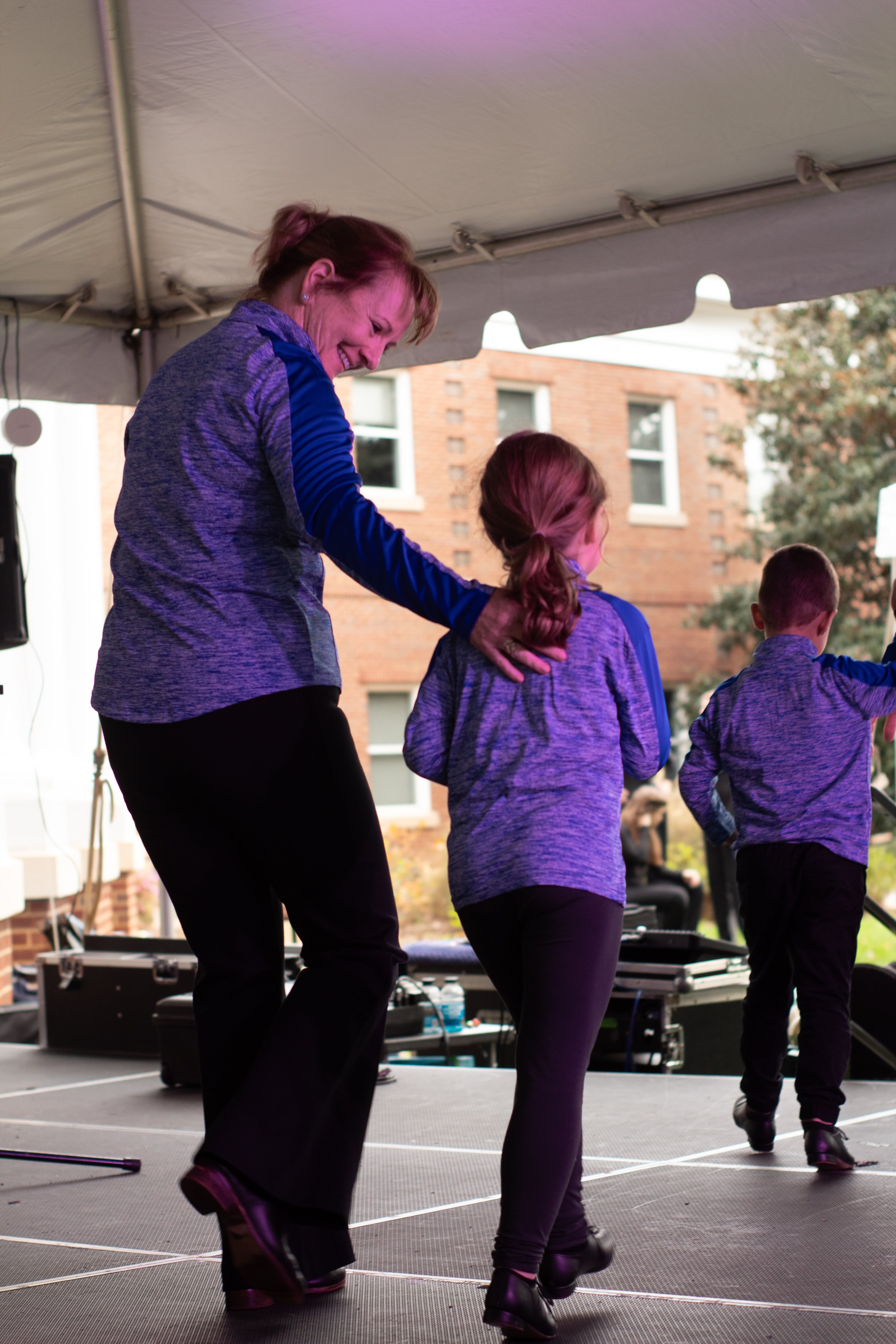 Teresa Finley (left) is the founder of IrishFest Atlanta. She also runs Phoenix Irish Arts of Atlanta, a school she opened in 2021 to teach Irish dance and music. (Courtesy of IrishFest Atlanta)