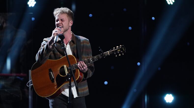 Hunter Metts makes the top 24 on the "American Idol" episode that aired on ABC March 29, 2021. ABC/Eric McCandless)