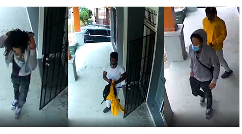 Atlanta police are searching for two suspects in the killing of a Morehouse College student at his off-campus house.