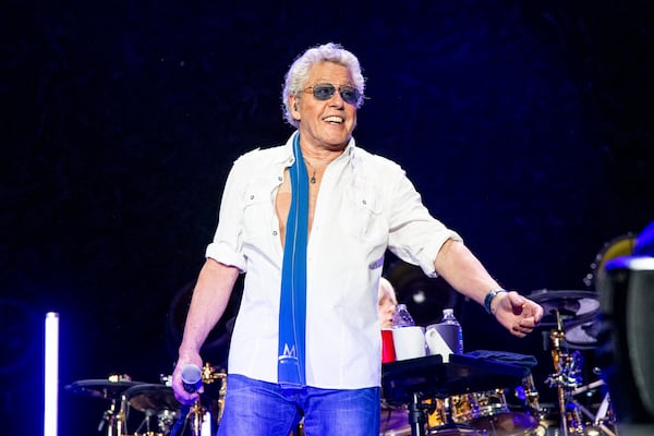 FILE - Roger Daltrey of The Who performs at TQL Stadium on Sunday, May 15, 2022, in Cincinnati. (Photo by Amy Harris/Invision/AP, file)