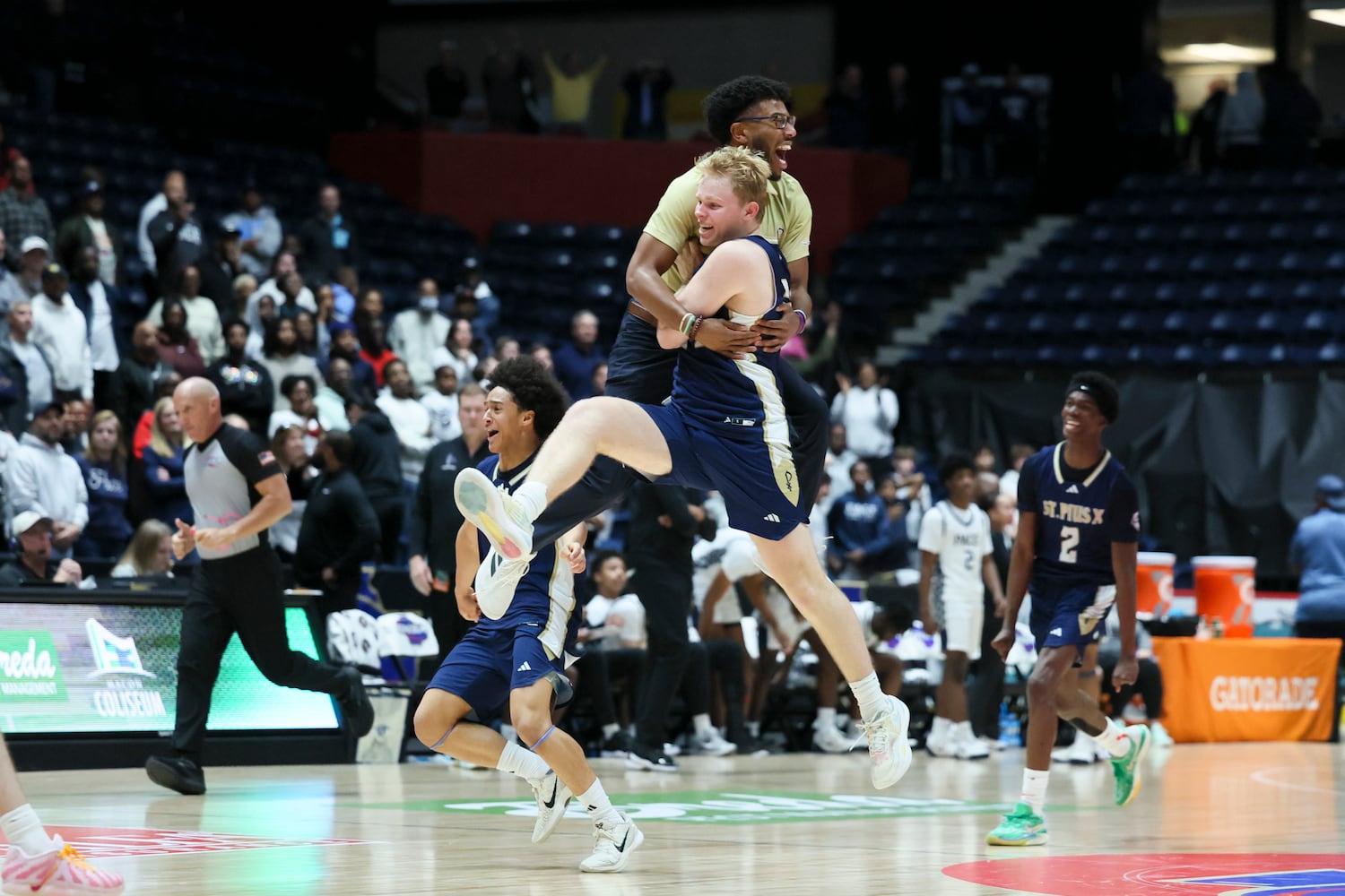 4A Boys State Championship game between St. Pius X and Pace Academy