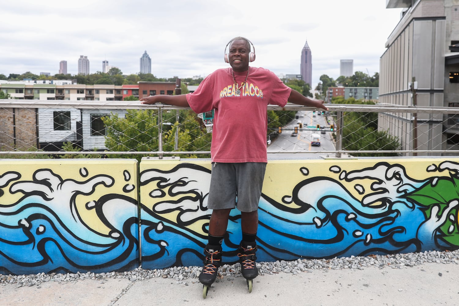 Here’s why Rreal Tacos invested $100,000 in a singing, dancing Beltline rollerblader



