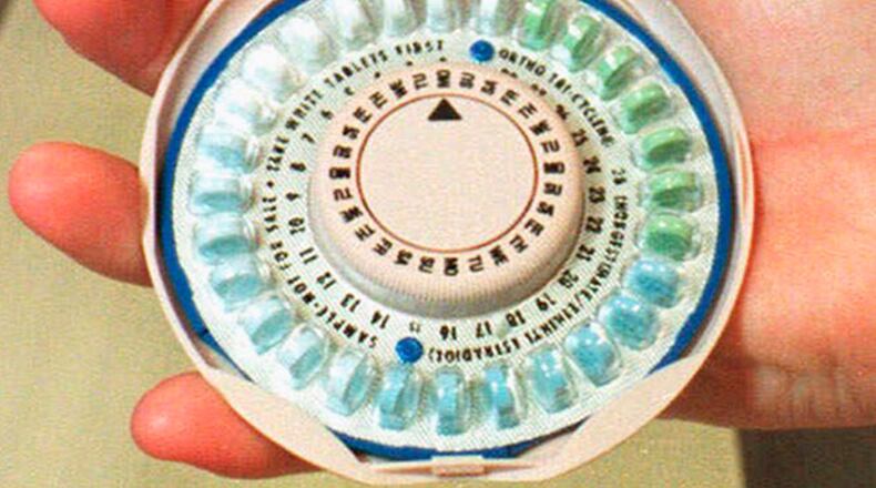 A package of birth control pills.