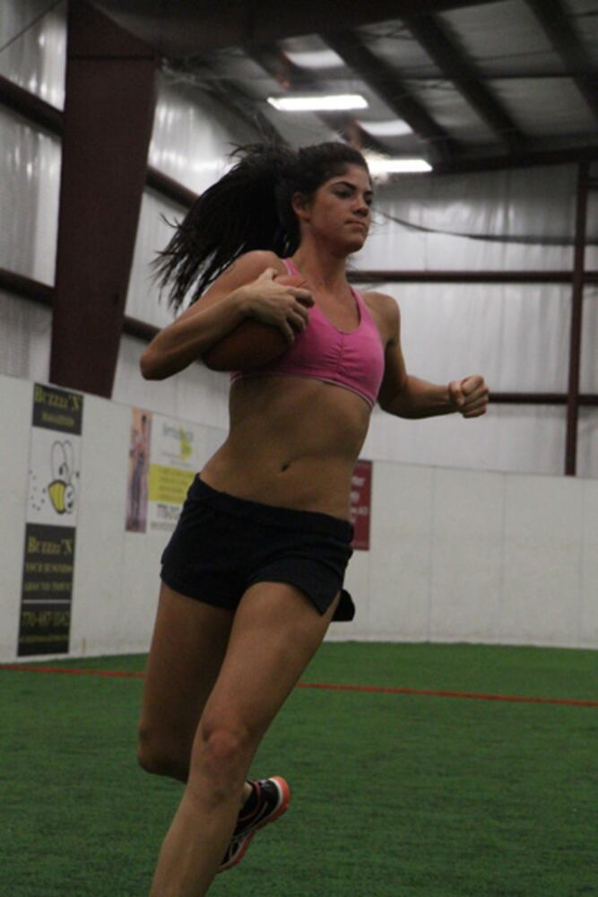 Lingerie Football tryout for Atlanta Steam