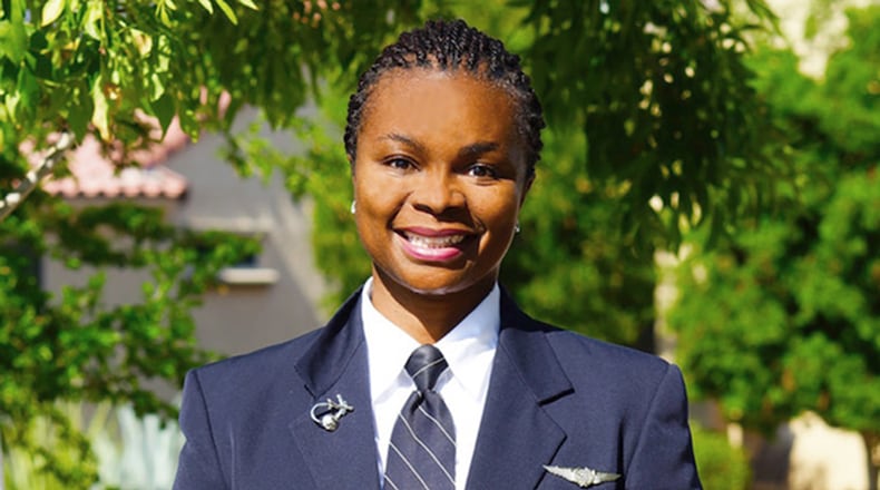 Tahirah Lamont Brown is FedEx's first African-American woman pilot. She came to the company in 2002.