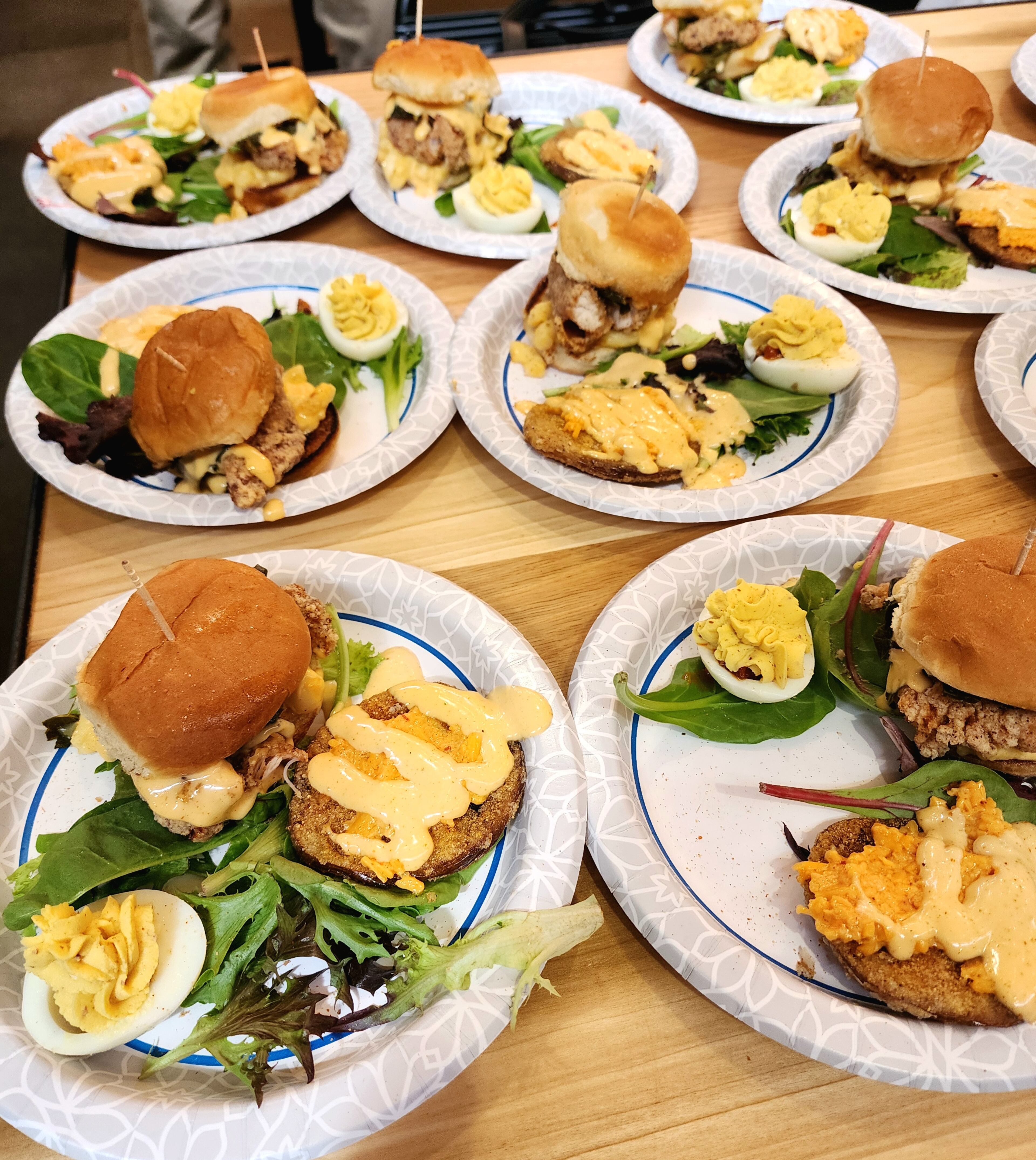 One stop on the BiteLines Food and Street Art Tour is Soul: Food & Culture in Krog Street Market for fried green tomatoes. (Courtesy of BiteLines)
