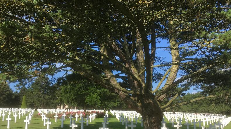 "This is the Normandy American Cemetery at Colleville-sur-Mer, overlooking Omaha Beach. Taken summer of 2019, 75 years after the D-Day invasion," wrote Loren Williams.