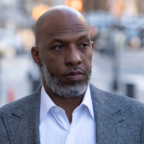 Portland Trail Blazers' head coach Chauncey Billups arrives at Brooklyn federal court, Monday, Nov. 24, 2025, in New York. (AP Photo/Yuki Iwamura)