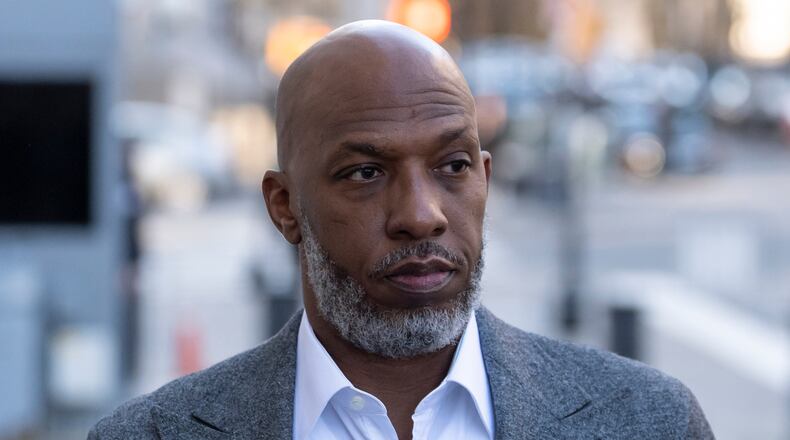 Portland Trail Blazers' head coach Chauncey Billups arrives at Brooklyn federal court, Monday, Nov. 24, 2025, in New York. (AP Photo/Yuki Iwamura)