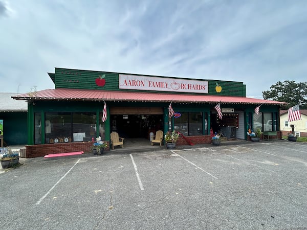 At Aaron Family Orchards, you can get fresh apples, pick sunflowers, visit the animals in the petting farm or take a hayride. (Courtesy of Karon Warren)