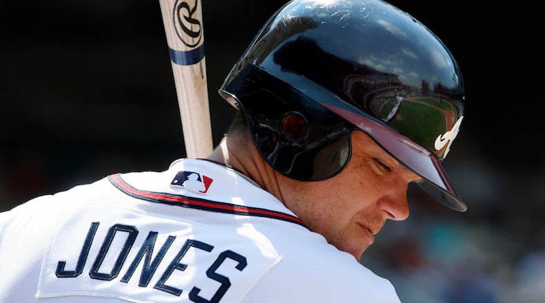 The Braves drafted Chipper Jones with the first overall pick in baseball's amateur draft in 1990. He retired after 19 seasons with the team in 2012.
