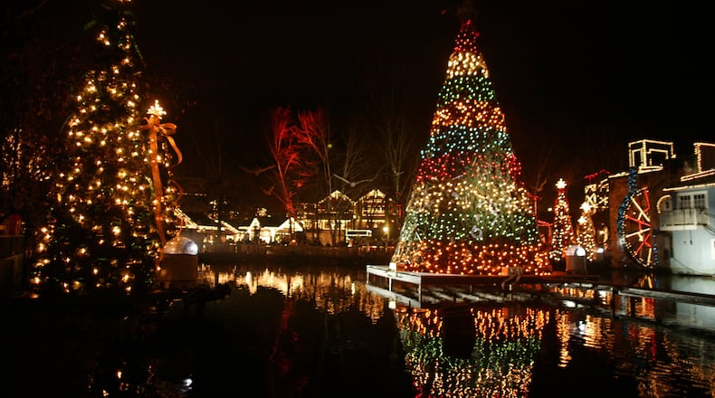 Over 4 million lights illuminate Dollywood during Smoky Mountain Christmas presented by Humana.