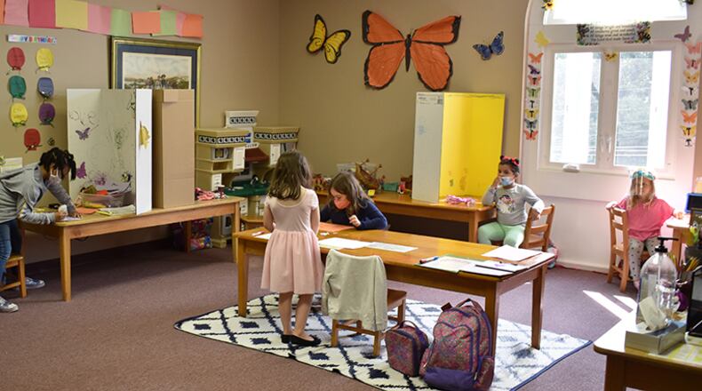 Nonprofits and business, like this virtual learning center at Rehoboth Baptist Church, are helping the city of Tucker stretch its CARES Act funding to help residents in need. CONTRIBUTED