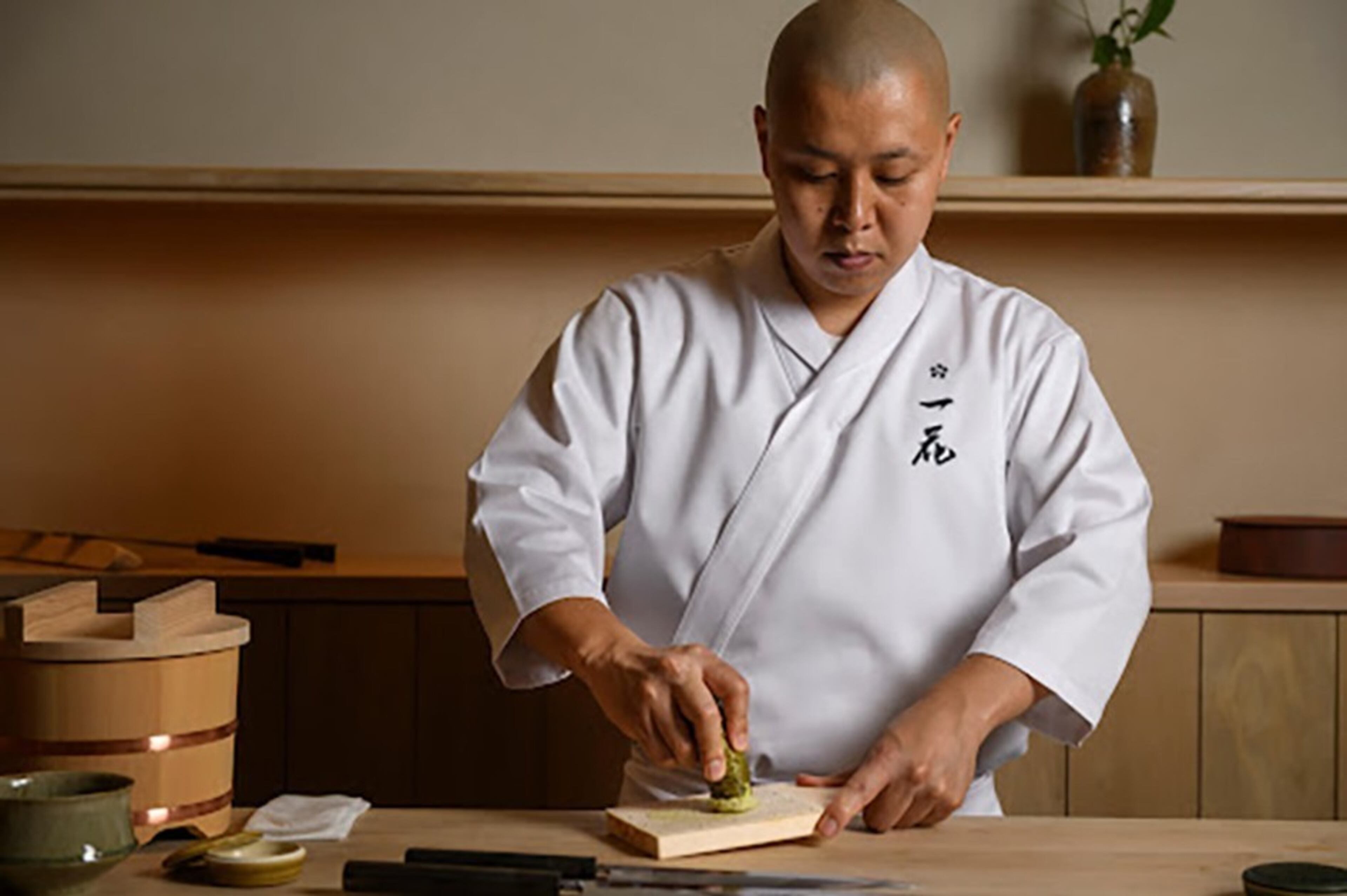 Chef Kazushige Suzuki of Icca in New York City was the first in a series of guest chef dinners at Ryokou. (Courtesy of Ryokou)
