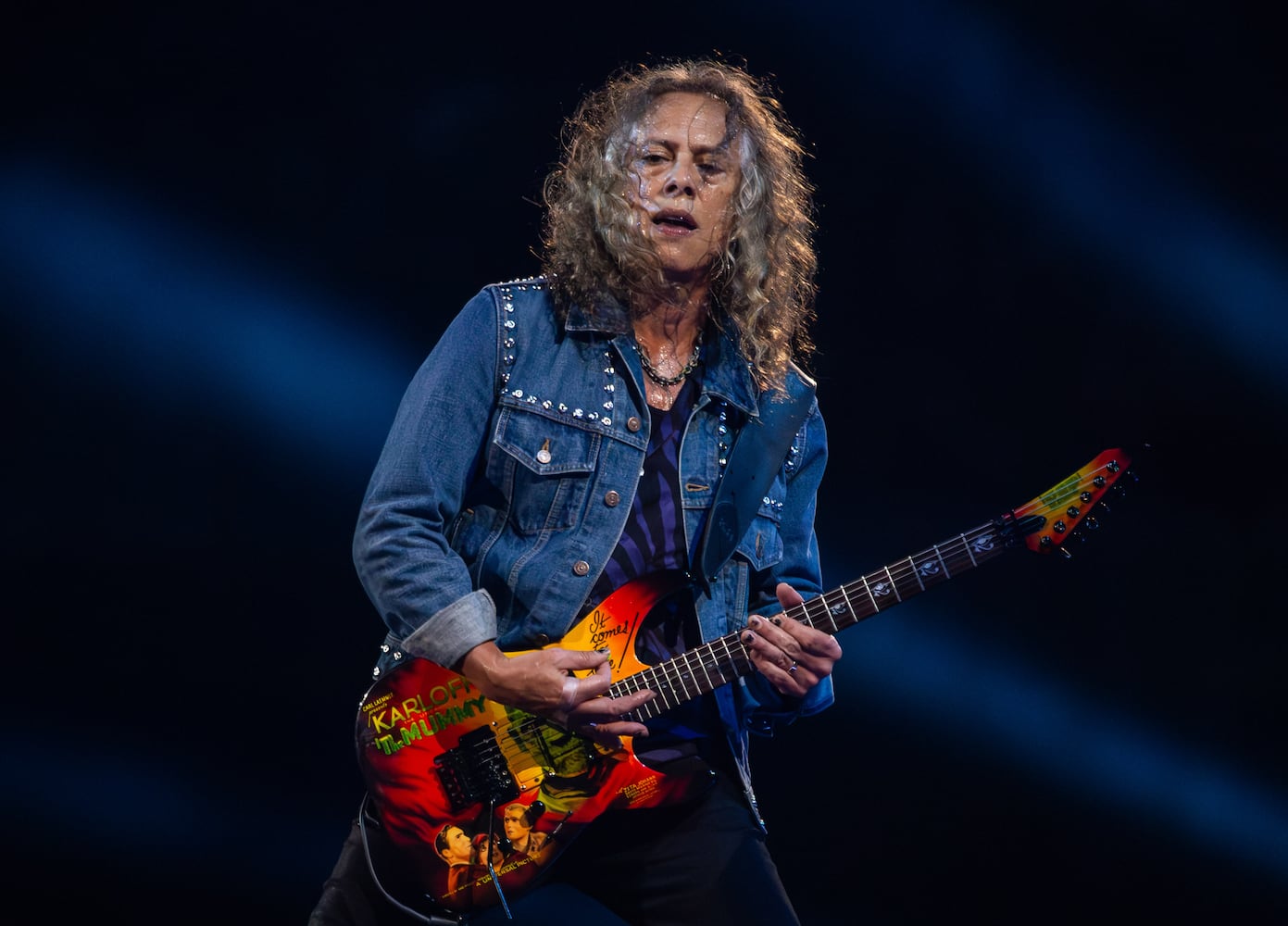 Kirk Hammett is lead guitarist for Metallica.  (Ryan Fleisher for the AJC)
