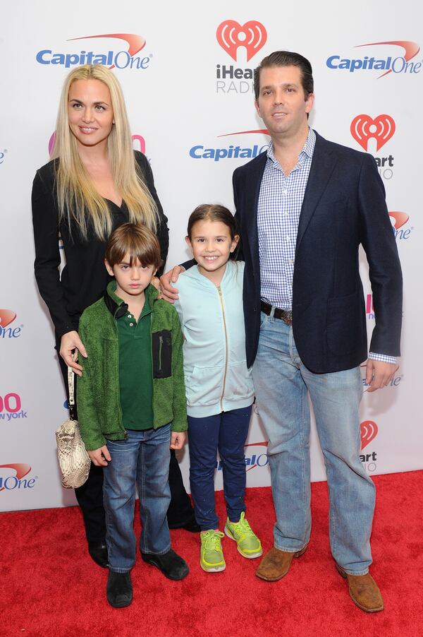 Trump grandchildren: Donald Trump Jr. and wife Vanessa Haydon, with children Kai Madison and Donald John III. Donald Trump Sr. has eight grandchildren. Donald Jr. has five children, while Ivanka has three.