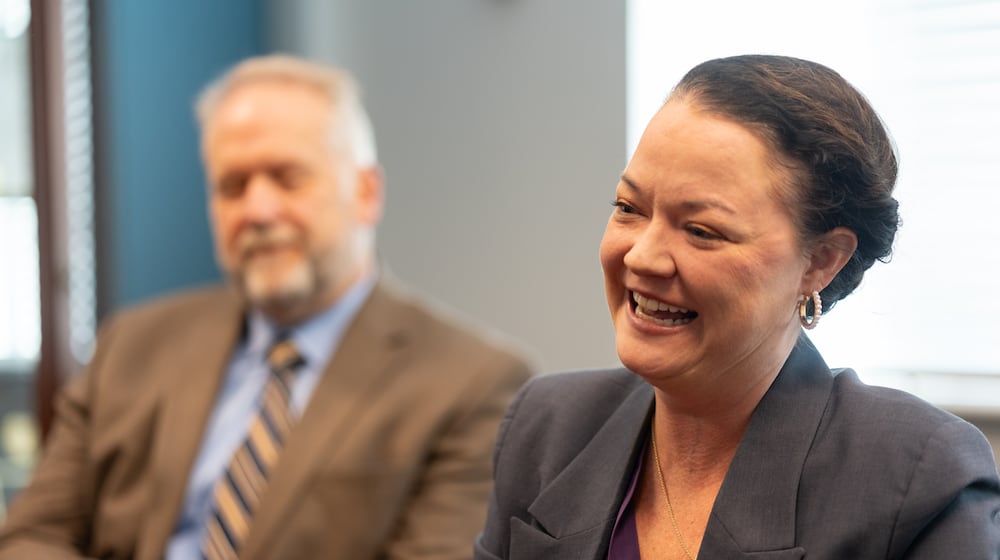 Griffin Judicial Circuit District Attorney Marie Broder is retiring at the end of the year. Her deputy, David Studdard, will take over the office. (Ben Hendren for the AJC)