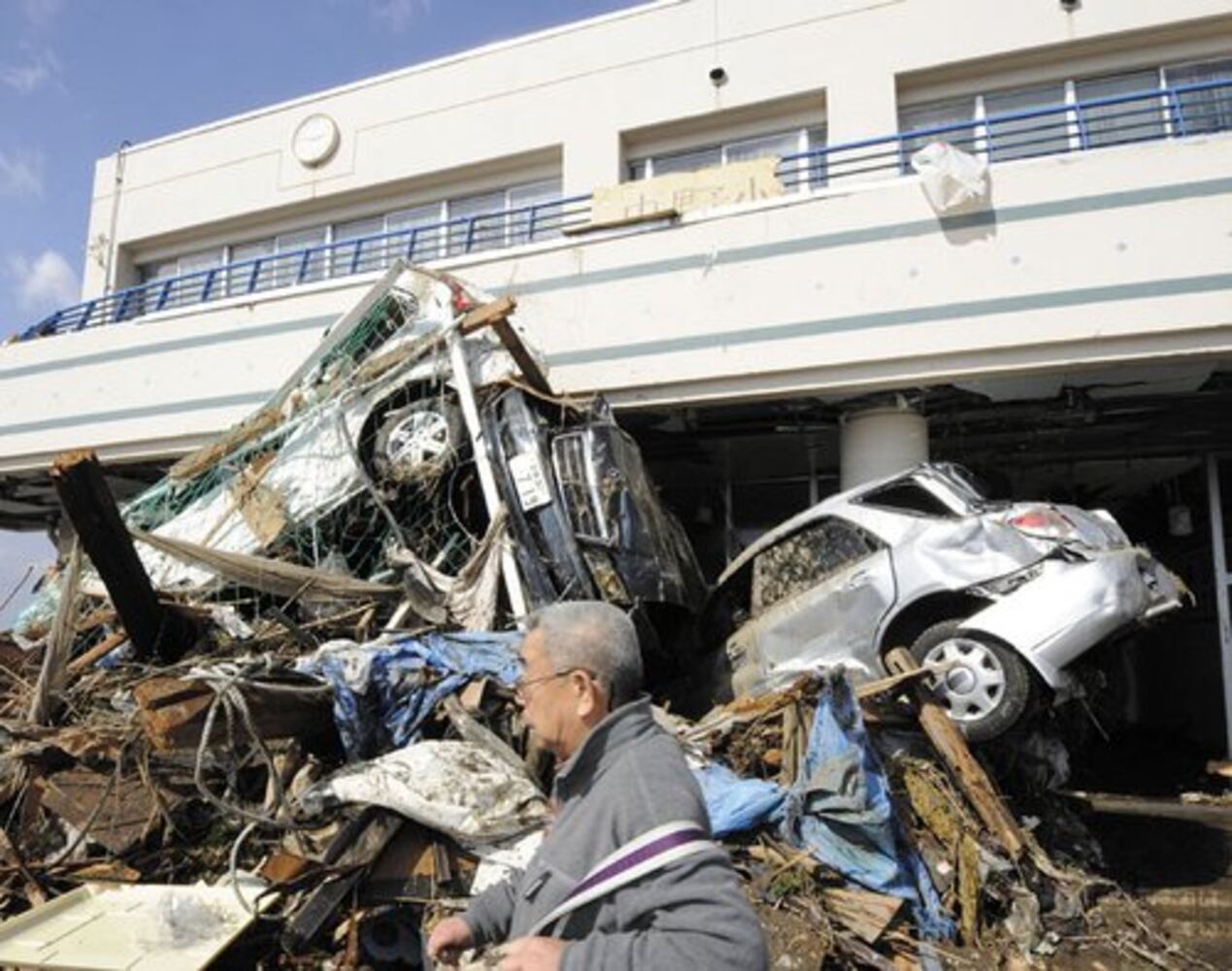 Tsunami devastates Japan