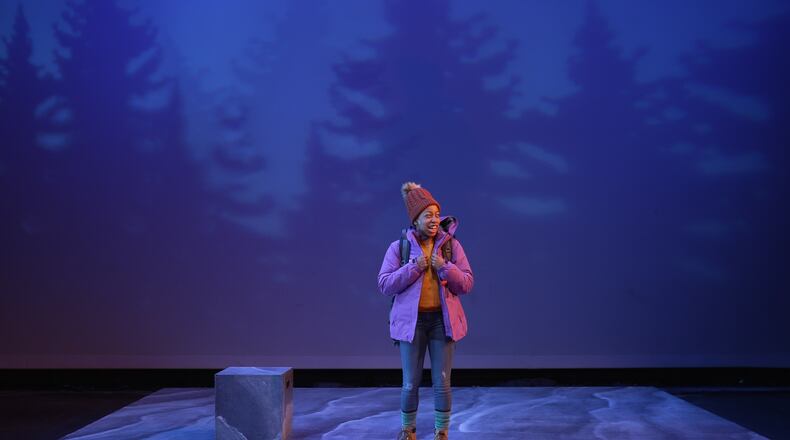 Kristen Jeter appears in Theatrical Outfit's streaming production of "A Hundred Words for Snow."
Courtesy of SaturnBlu Productions