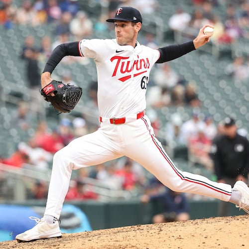 Formerly with the Minnesota Twins, Joey Wentz joined the Braves roster last week and will start for Atlanta on Saturday. (Matt Krohn/AP)