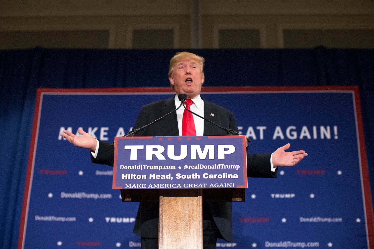 Donald Trump in Hilton Head