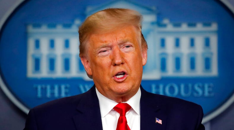 President Donald Trump said at a news conference Saturday that 22 patients in the United States have coronavirus and more are likely.