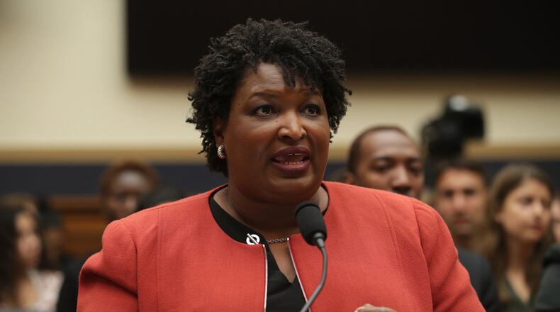 Georgia Democrat Stacey Abrams. (Photo by Alex Wong/Getty Images)