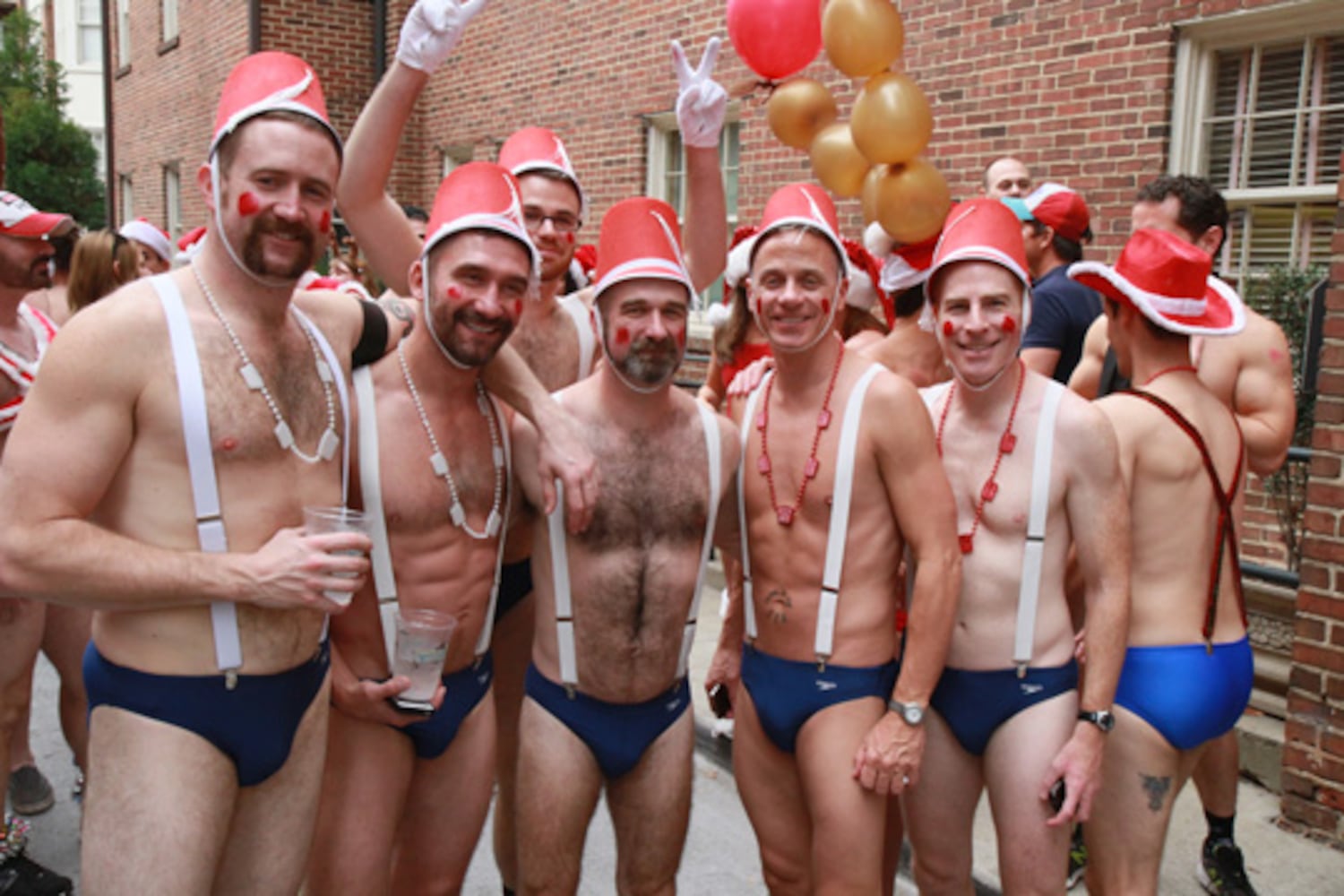 Santa Speedo Run