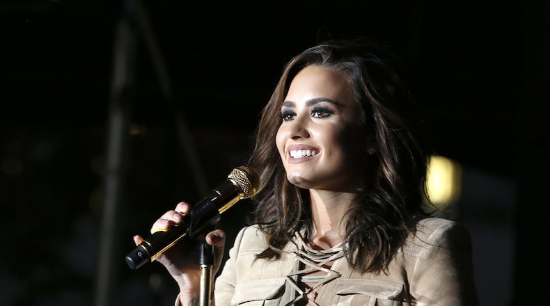 LOS ANGELES, CA - SEPTEMBER 22: Recording artist Demi Lovato performs onstage during the Demi Lovato and DNCE Concert for Marriott Rewards members at JW Marriott Los Angeles at L.A. LIVE on September 22, 2016 in Los Angeles, California. (Photo by Jonathan Leibson/Getty Images for Marriott)