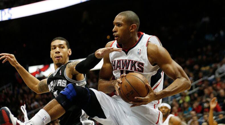 Hawks' Al Horford is averaging nearly 16 points per game to go along with 9.8 rebounds.
