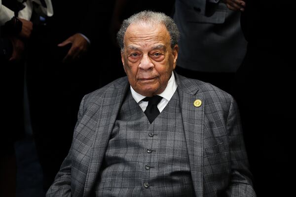 Ambassador Andrew Young, Civil Rights leader, former U.S. Ambassador to the UN and close adviser to Martin Luther King Jr. (Abbey Cutrer/AJC)