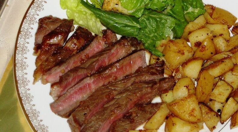 Garlic ginger steak. (Linda Gassenheimer/TNS)