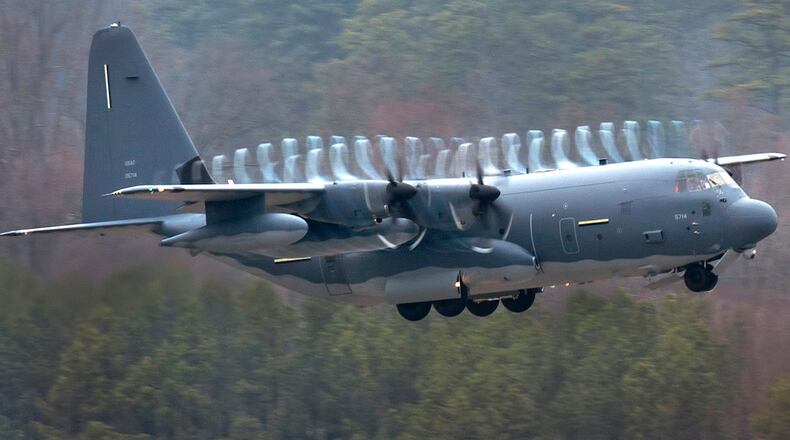 Lockheed Martin makes its C-130 transport at the Marietta plant.