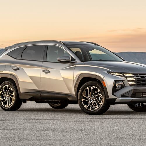This photo provided by Hyundai shows the the plug-in hybrid 2026 Hyundai Tucson. (Hyundai via AP)