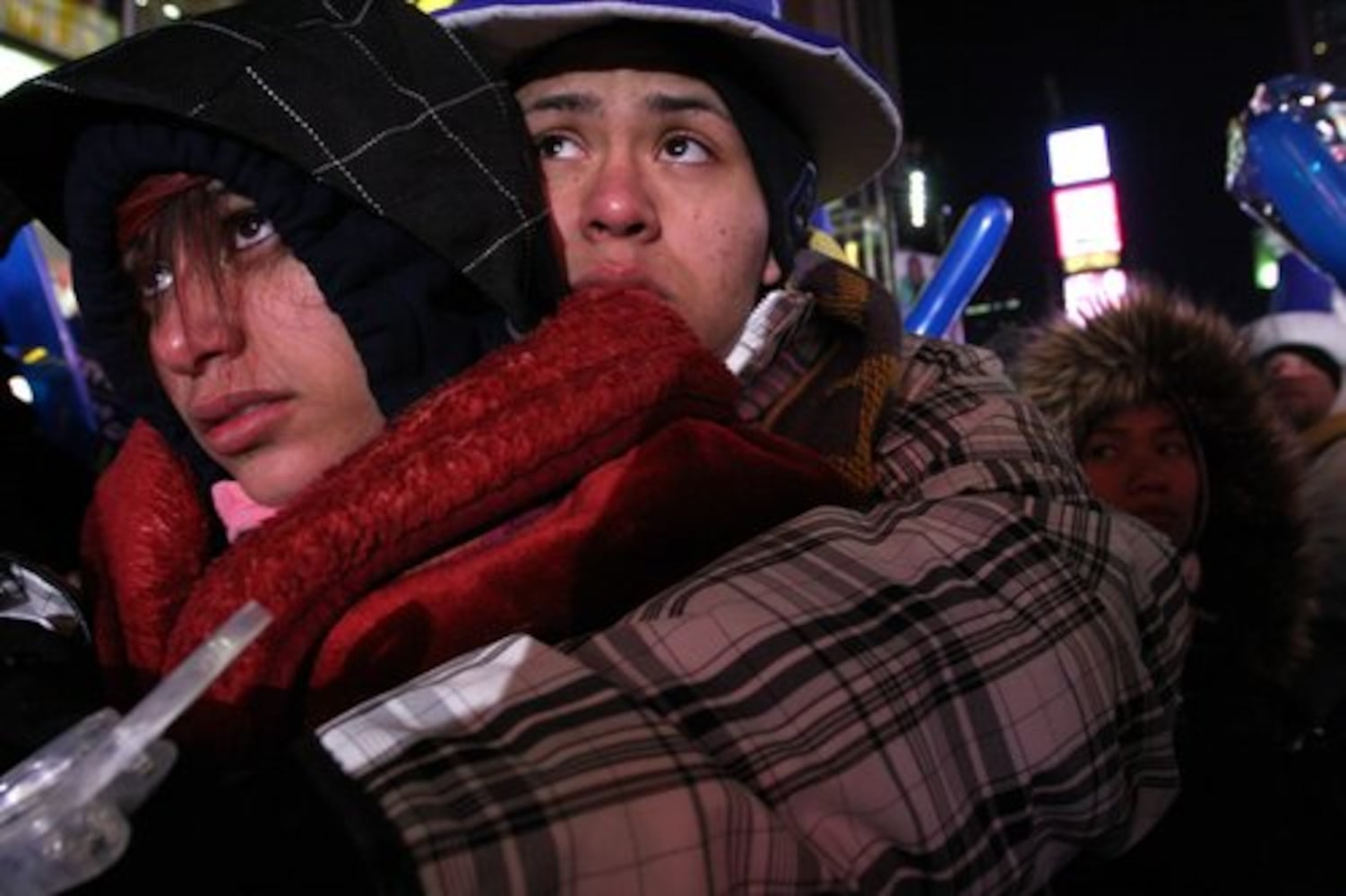 Ringing in new year at Times Square