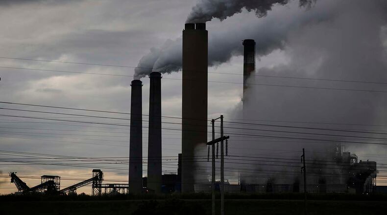 The Big Rivers Electric Corp. power plant in Robards, Ky., May 27, 2018. (Luke Sharrett/The New York Times)