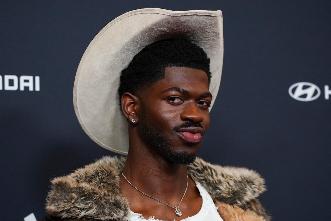 Lil Nas X arrives at the 36th annual GLAAD Media Awards, at the Beverly Hilton Hotel in Beverly Hills, Calif. (Jordan Strauss/Invision/AP 2025)