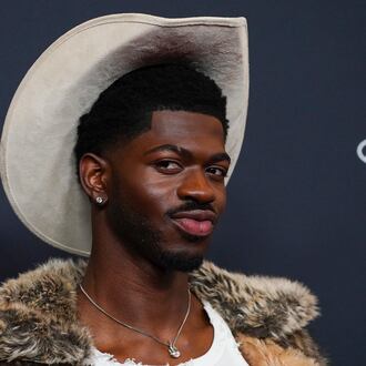 Lil Nas X arrives at the 36th annual GLAAD Media Awards, at the Beverly Hilton Hotel in Beverly Hills, Calif. (Jordan Strauss/Invision/AP 2025)