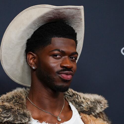 Lil Nas X arrives at the 36th annual GLAAD Media Awards, at the Beverly Hilton Hotel in Beverly Hills, Calif. (Jordan Strauss/Invision/AP 2025)