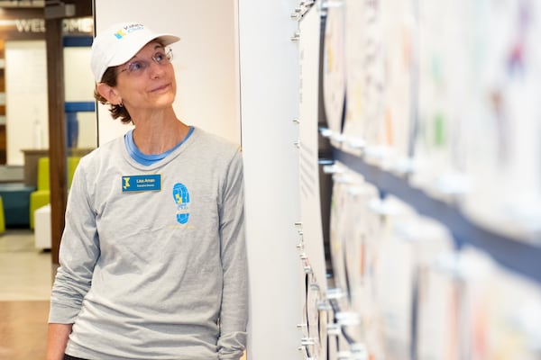 Lisa Aman became executive director of Kate's Club in 2021, in the middle of the pandemic. (Ben Gray for the AJC)