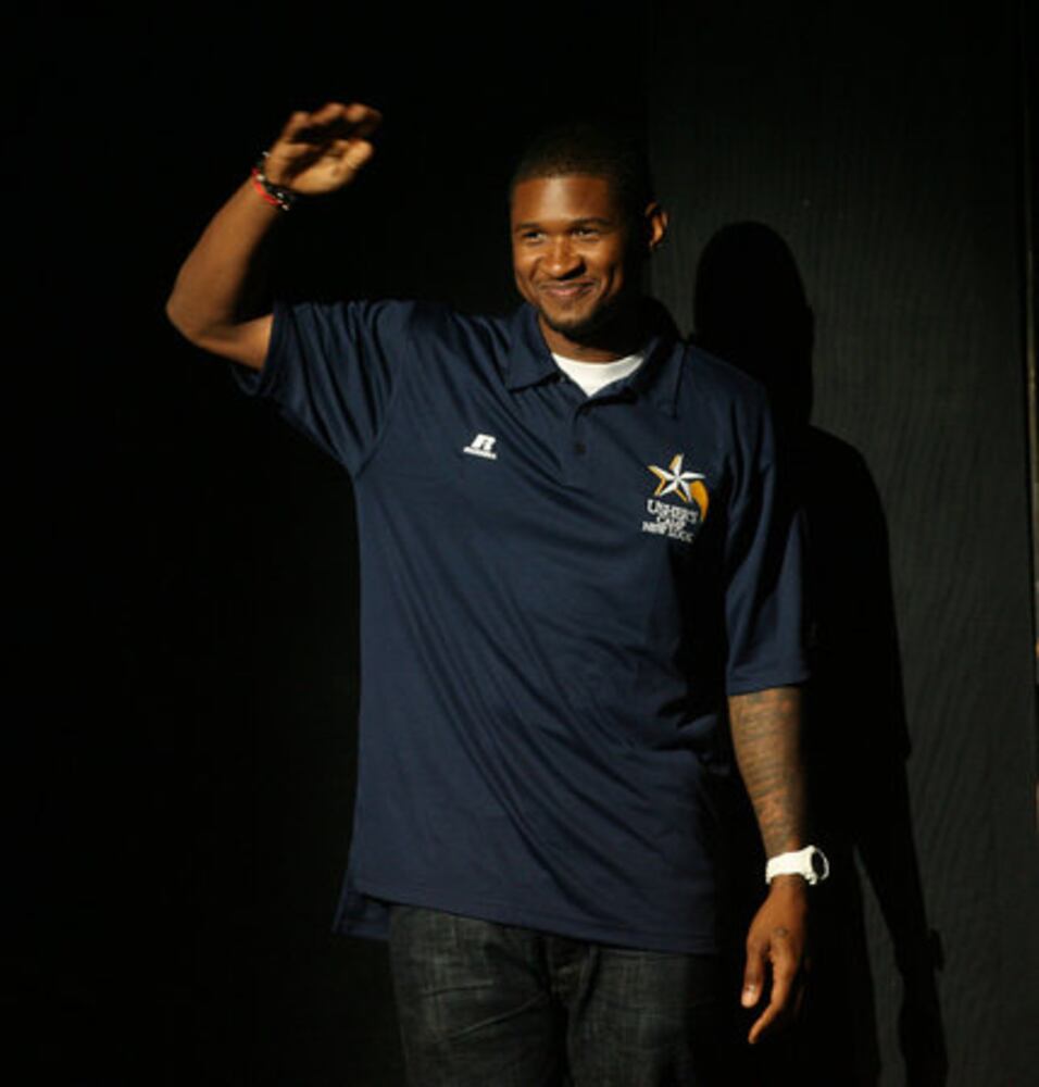 Usher's camp got down to business
