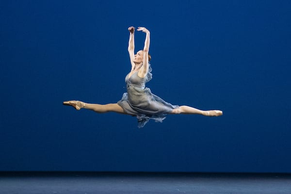 FILE - American Ballet Theatre dancer Gillian Murphy performs "Other Dances" by Jerome Robbins during the BAAND Together Dance Festival on July 25, 2023, in New York. (AP Photo/Mary Altaffer, File)