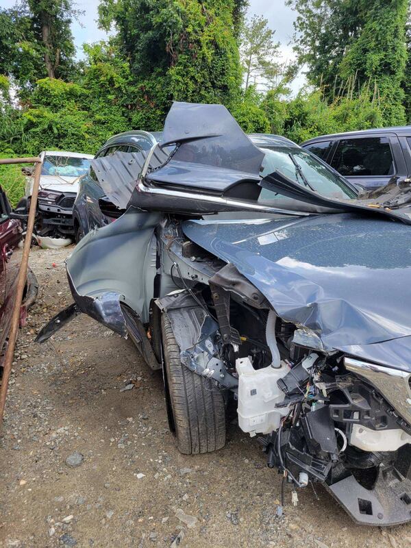 A few hours after the incident, police were able to locate two suspects in Suzanne Hill's Mazda thanks to help from a tracker in the car. After a short pursuit resulting in the car crashing, the two were arrested.