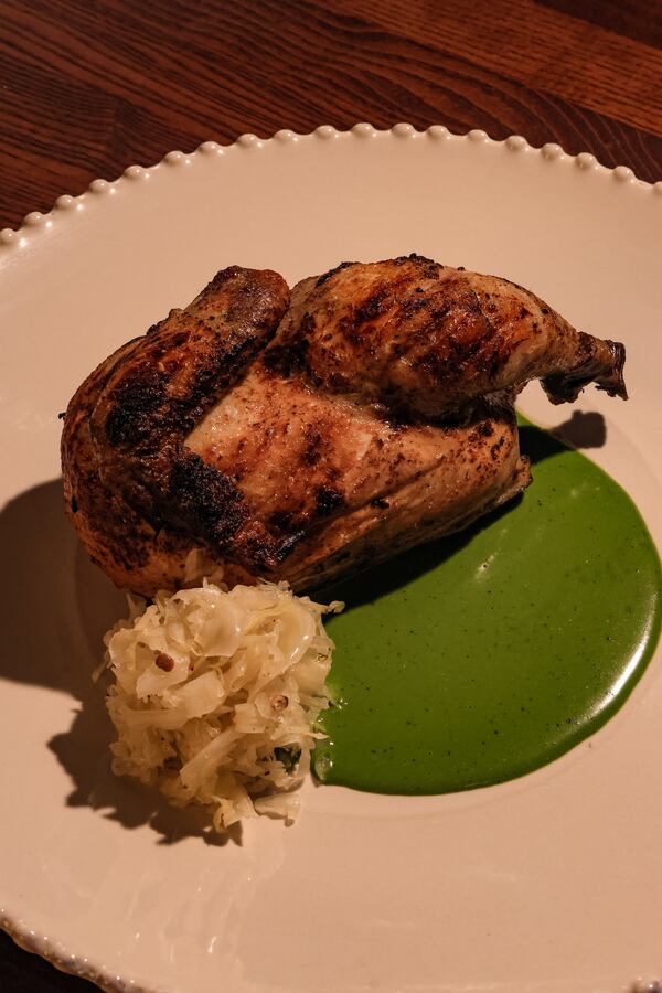 Half chicken will be on the opening menu at Füm. (Courtesy of Juliana Diaz Muñoz)
