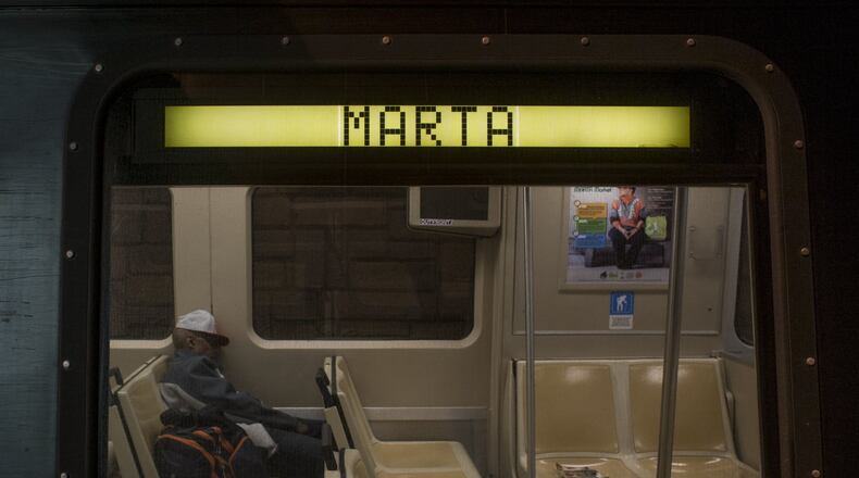 MARTA is studying expanding rail service in Clayton County. (CASEY SYKES / CASEY.SYKES@AJC.COM)