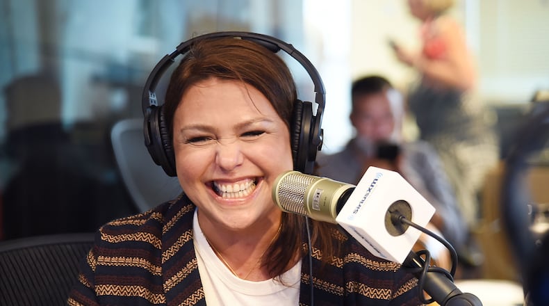 NEW YORK, NY - JULY 24: Chef/TV personality Rachael Ray talks with Andy Cohen on the Radio Andy show at SiriusXM Studios on July 24, 2017 in New York City. (Photo by Michael Loccisano/Getty Images)