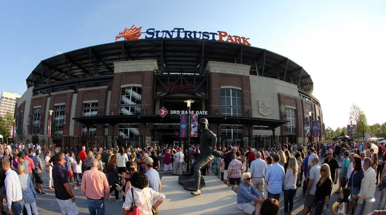 The Braves gave a Freddie Freeman-signed ball to a boy who had his ball taken away from him by SunTrust Park security personnel Wednesday night, after the man he was with interfered with a live play in order to get the ball. Robb Cohen Photography & Video /RobbsPhotos.com